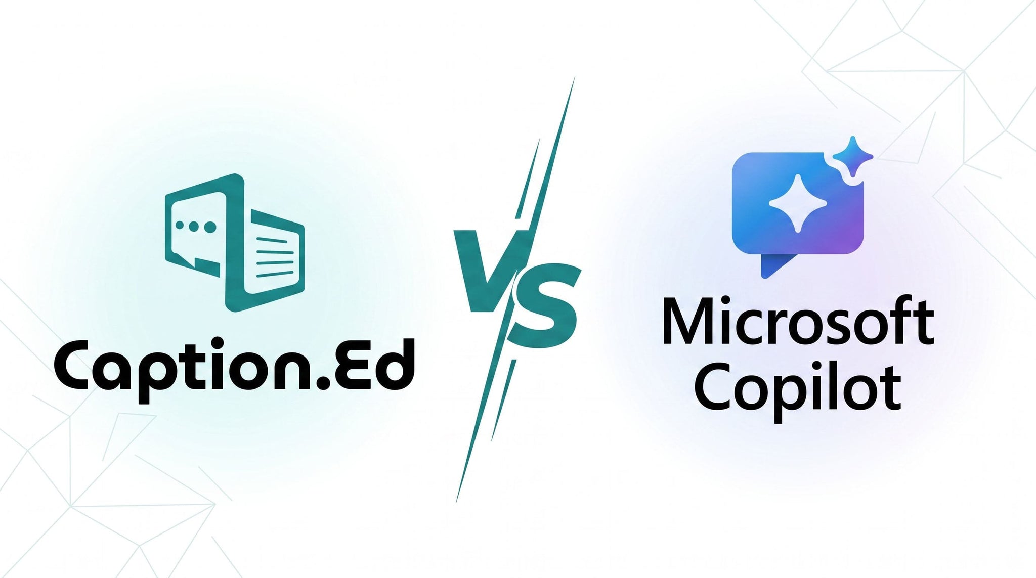 Caption.Ed vs Microsoft copilot banner