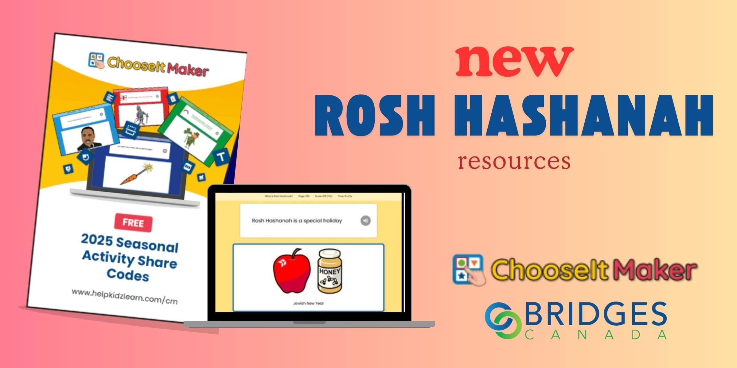 Celebrate Rosh Hashanah with ChooseIt Maker - HelpKidzLearn