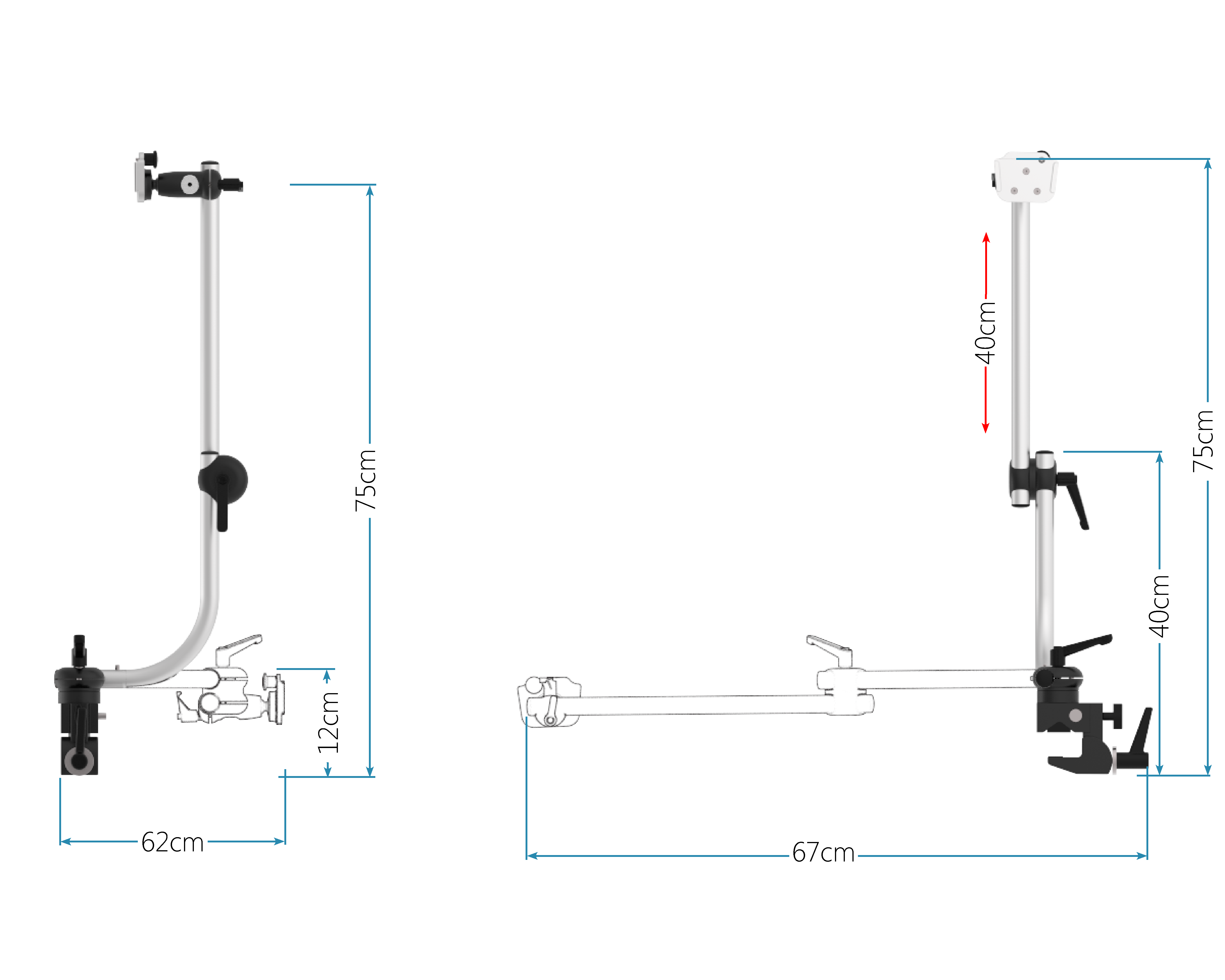 Clamp On Table Mount for AAC Devices - Bridges Canada