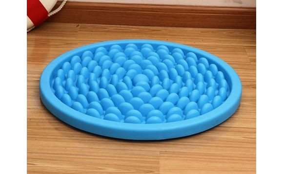 Round Cobblestone Path Tile - Blue - Bridges Canada