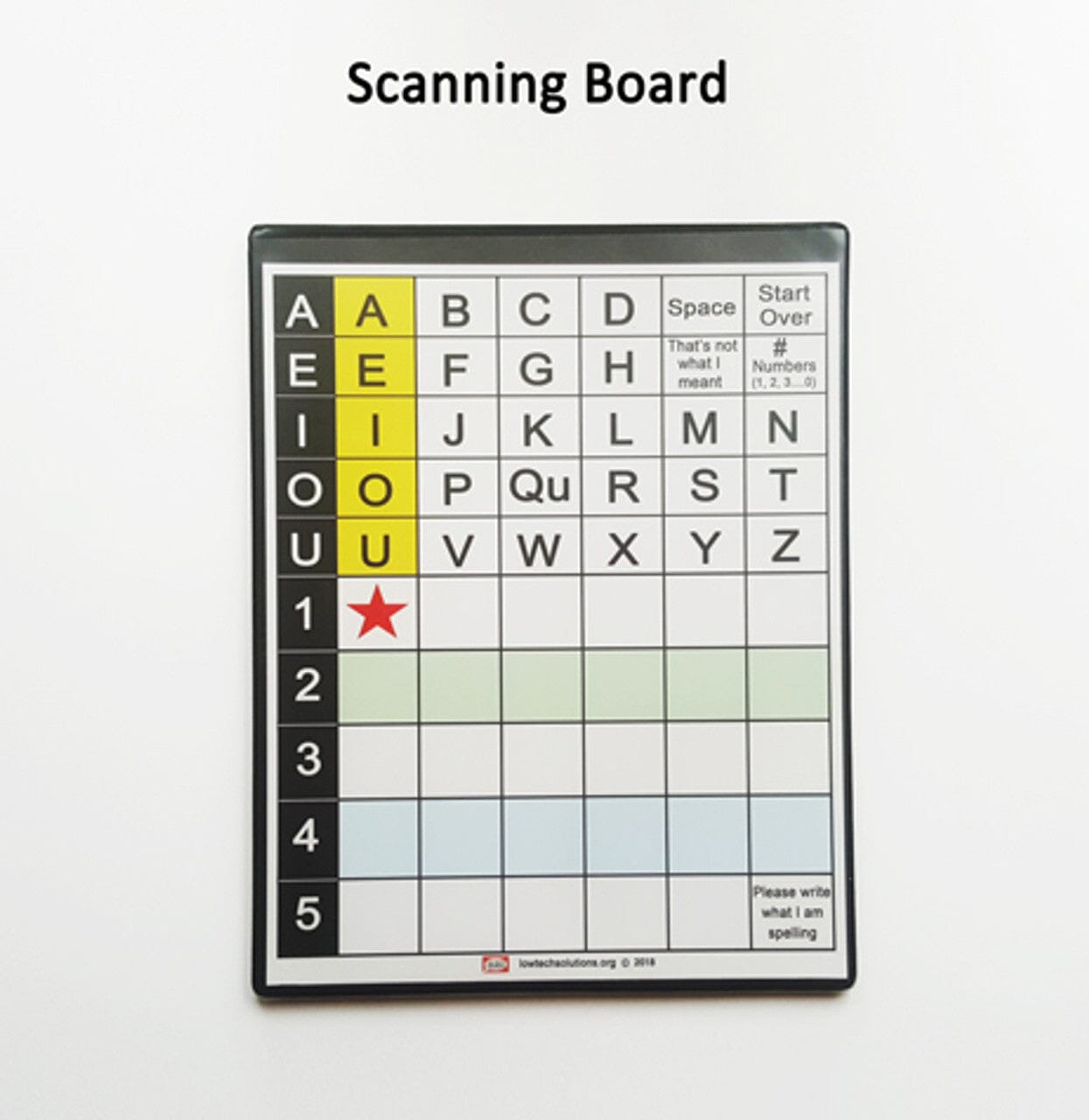 Scanning Communication Board - Bridges Canada