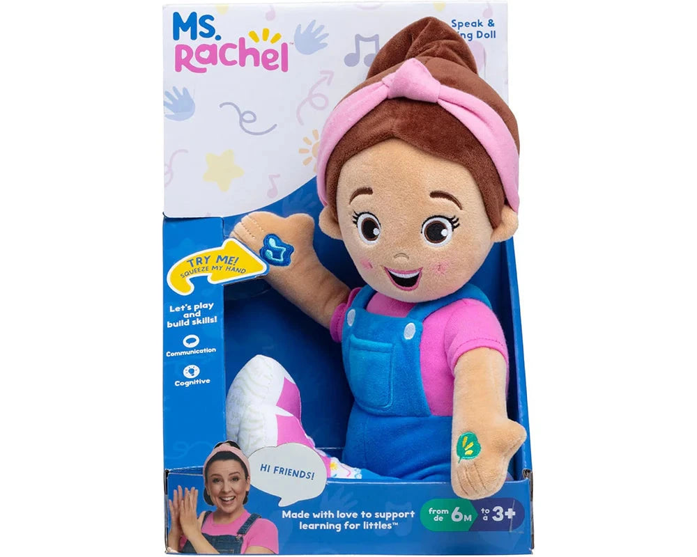 Switch Adapted Toy - Ms. Rachel Speak & Sing Doll - Bridges Canada