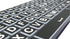 Titan Large Print Wireless Keyboard - White on Black