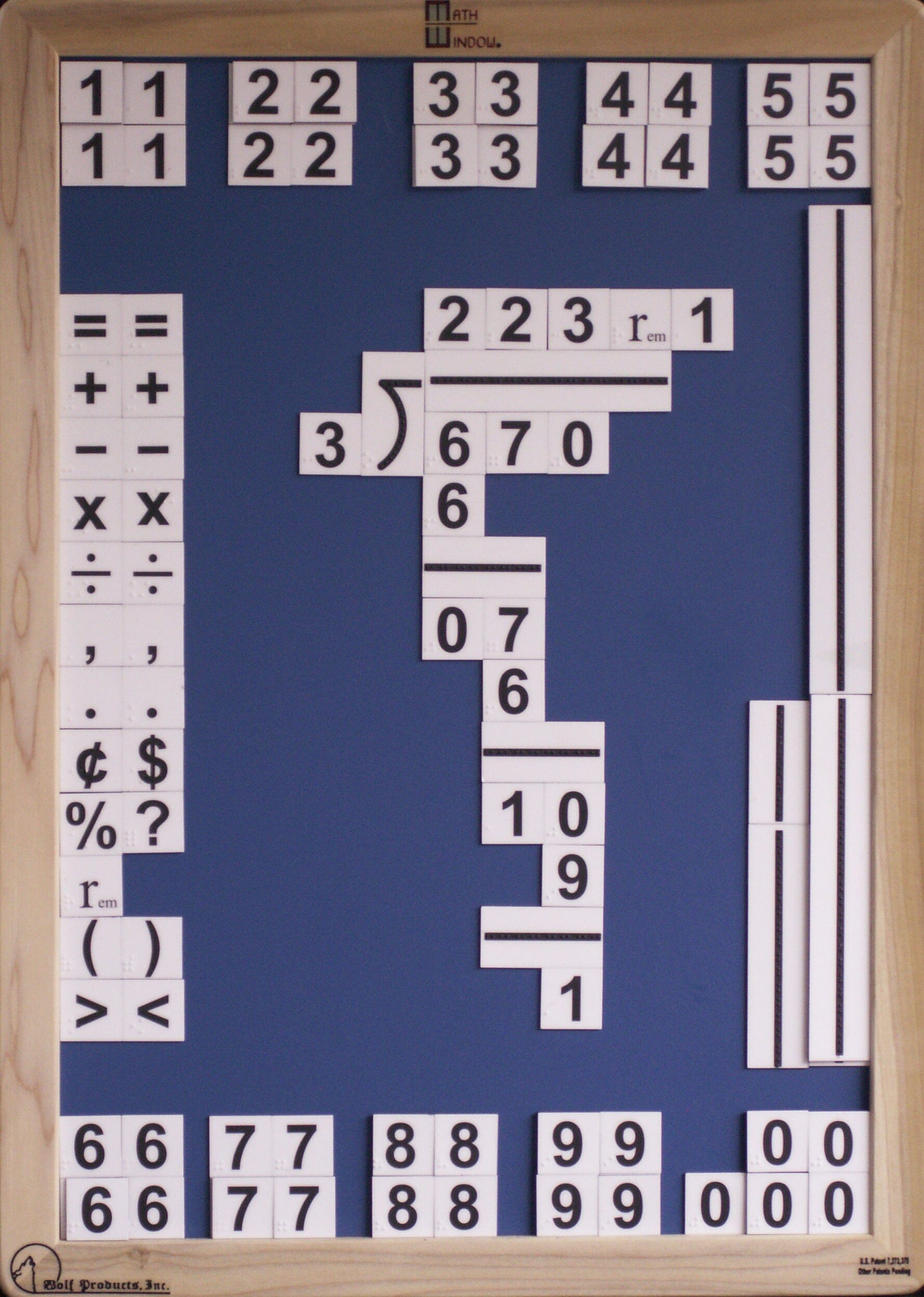 Large Print Basic Math Kit - UEB – Bridges Canada