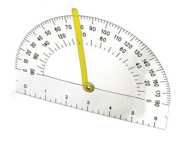 Large Print Protractor - Set of 4