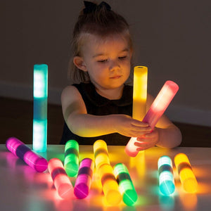 Light Up Glow Cylinders - Set of 12 - Bridges Canada