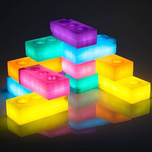 Light Up Tactile Glow Construction Bricks - Bridges Canada