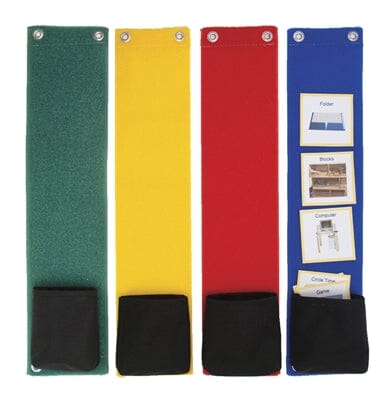 Multicolor Fabric Schedule w/ Pockets