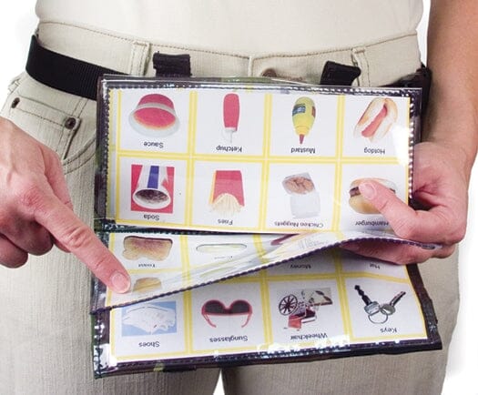 Portable Waist Communicator - Clear pockets