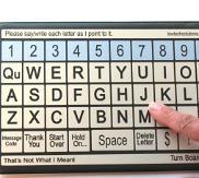 QWERTY Low Tech Communication Board (Extra Small)